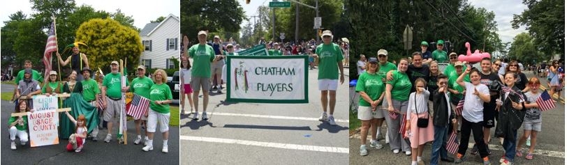 Chatham Players Marching in July 4th Parade