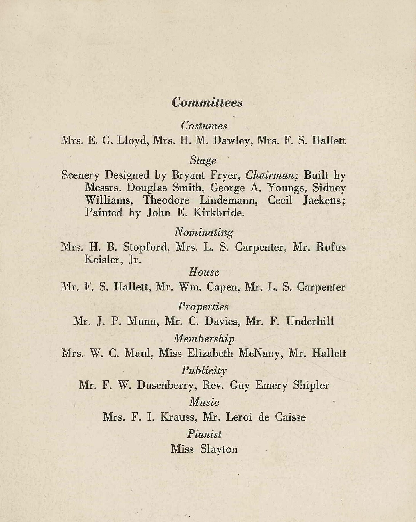 Three One Act Plays (1922)