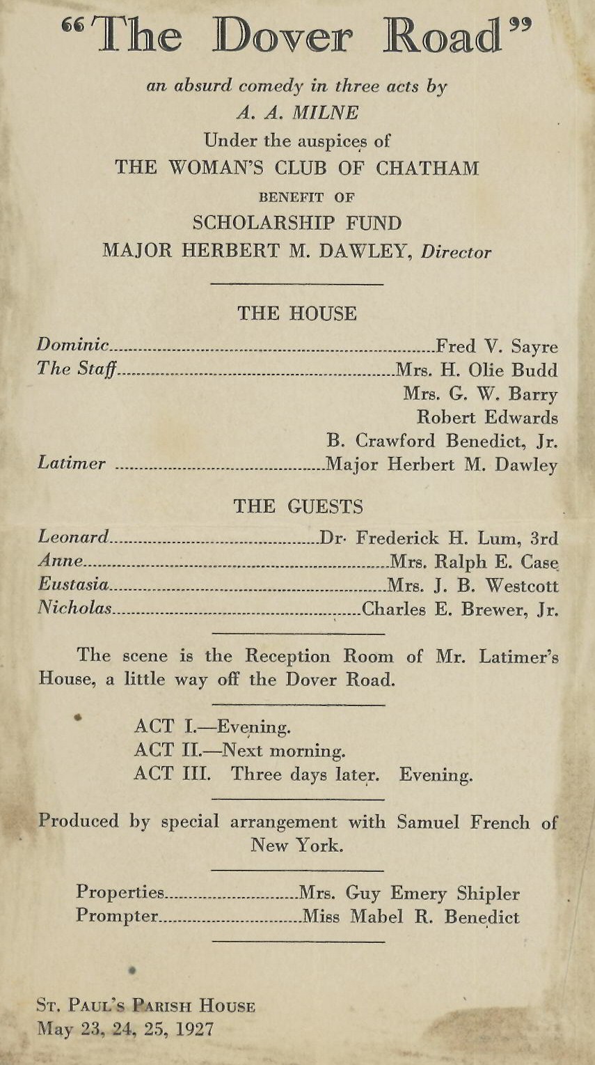 The Dover Road (1927)