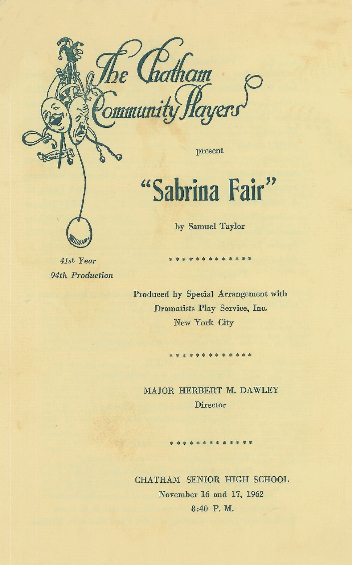 Sabrina Fair (1962)