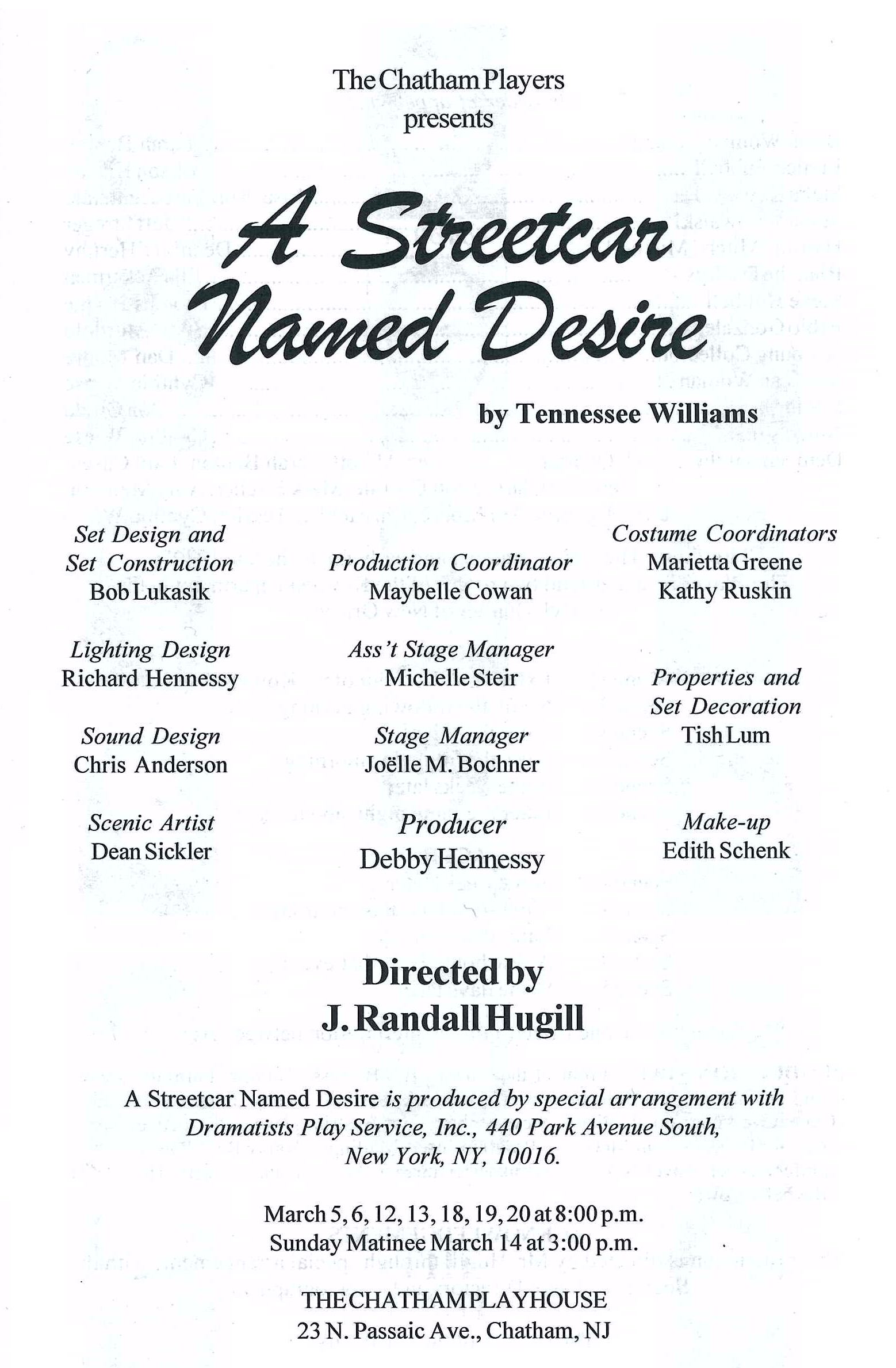 A Streetcar Named Desire (1999)