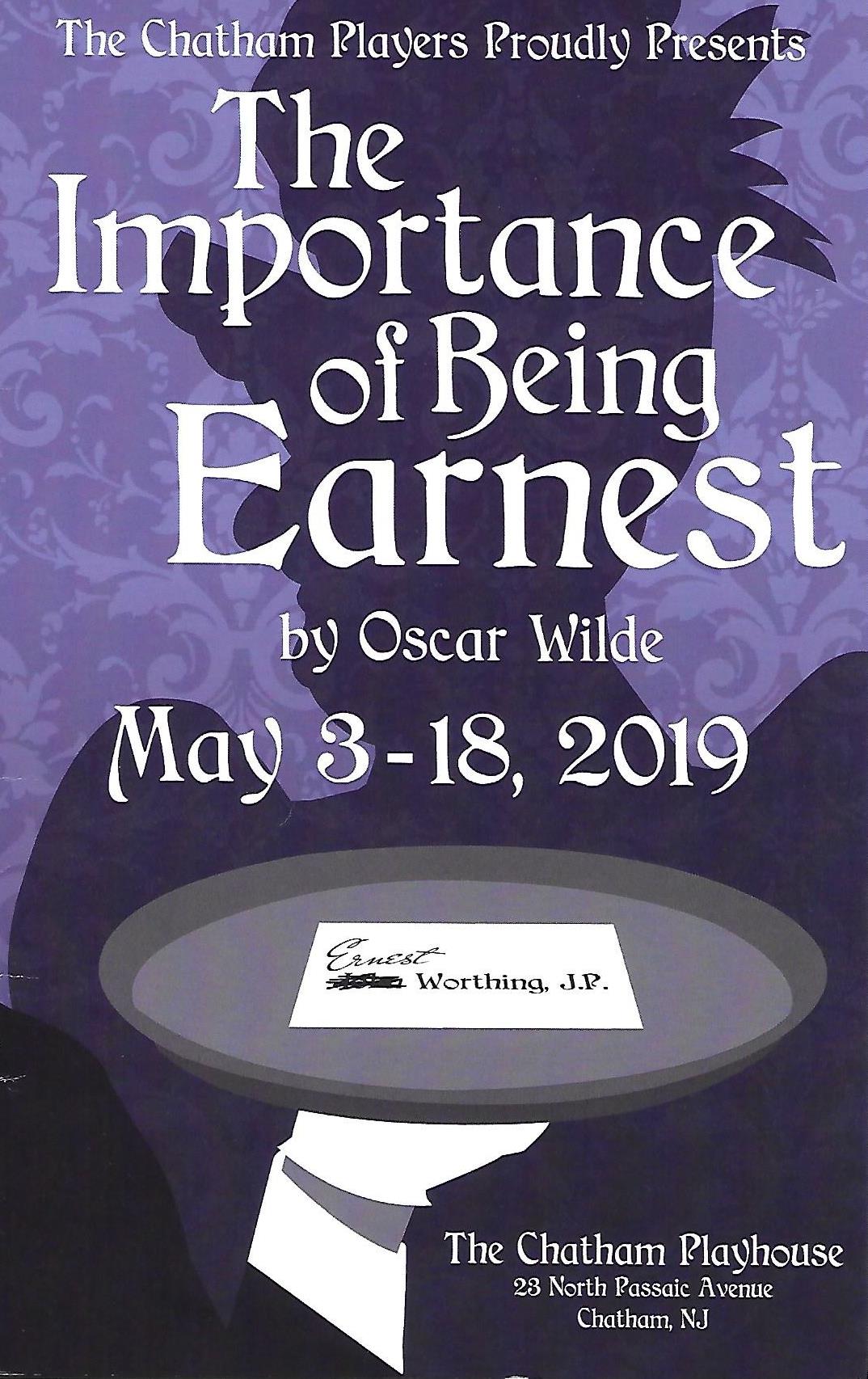 The Importance of Being Earnest (2019)