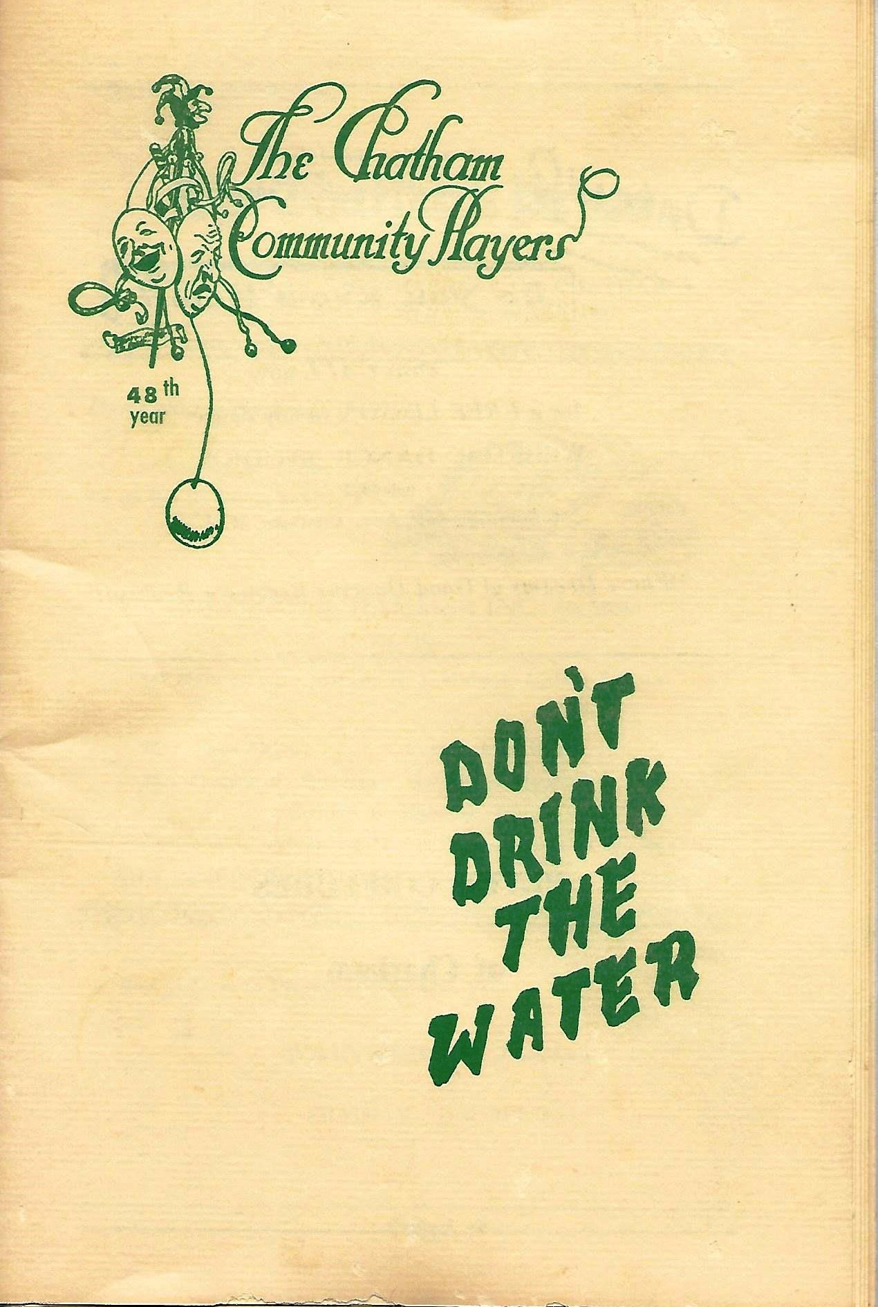 Don't Drink the Water (1970)