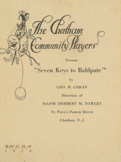 Seven Keys To Baldpate (1925)