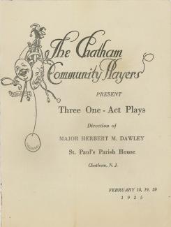 Three One Act Plays (1925)